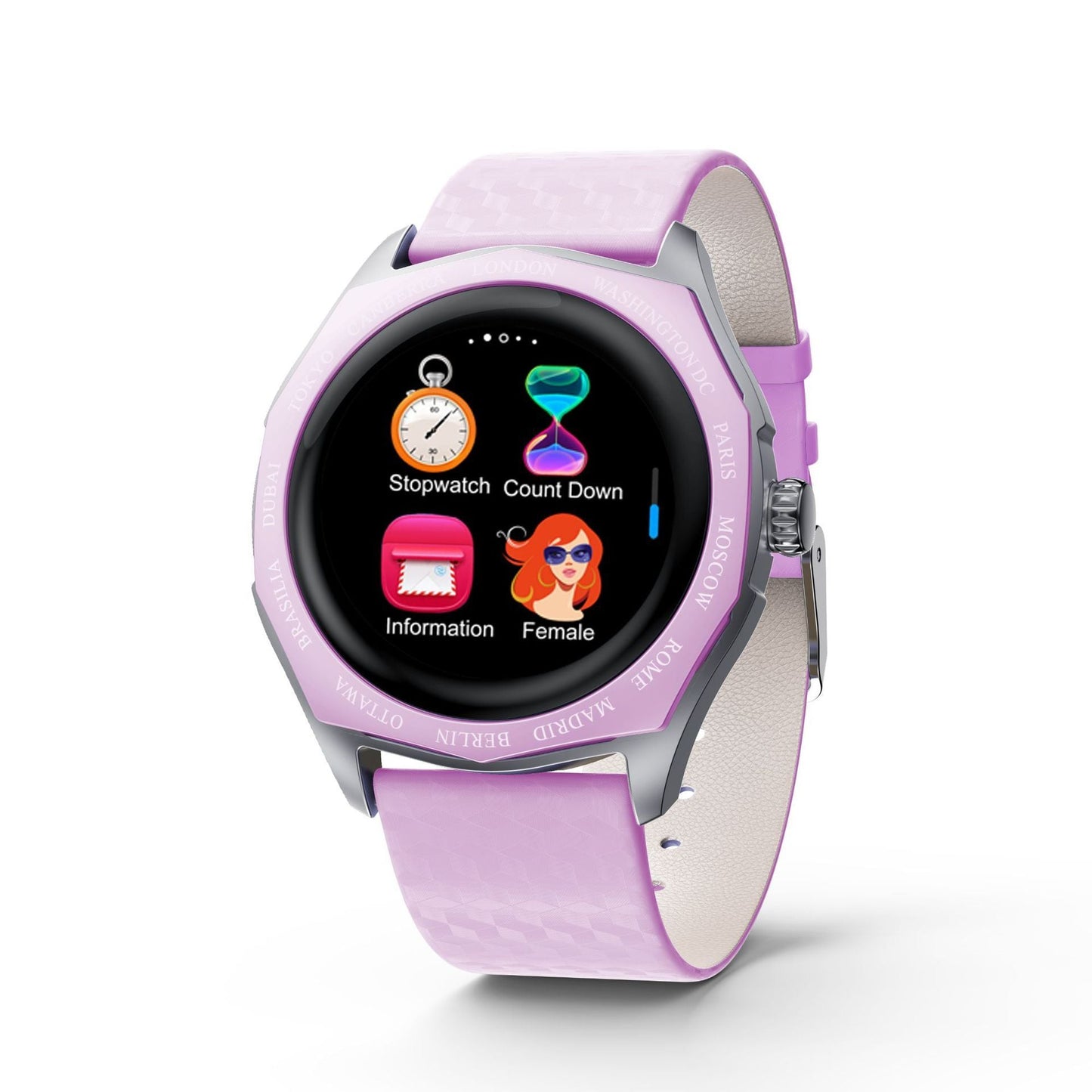Pulsera inteligente Bluetooth de pantalla táctil completa con seguimiento de pasos