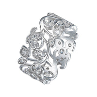 Korean Style Personalized Tail Ring Fashion Inlaid Zircon Ring