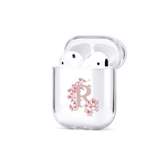 Compatible avec Apple, Compatible avec Apple, Convient pour les écouteurs Bluetooth Apple Série Airpods PC Coque rigide transparente