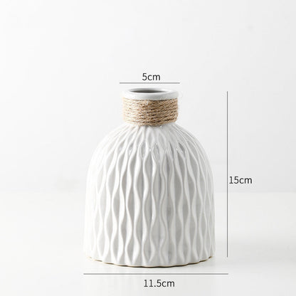 Light Luxury Ceramic Vase Decoration Living Room Bedroom Room Female Decoration