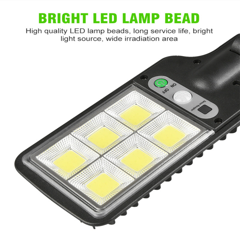 Lampe solaire d'extérieur, induction corporelle, lampadaire solaire domestique