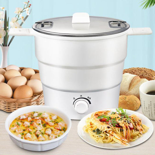 Mini-cuiseur électrique multifonctionnel, cuiseur à nouilles pour dortoir étudiant, chambre à coucher, voyage, cuiseur pliable, riz ménager pratique