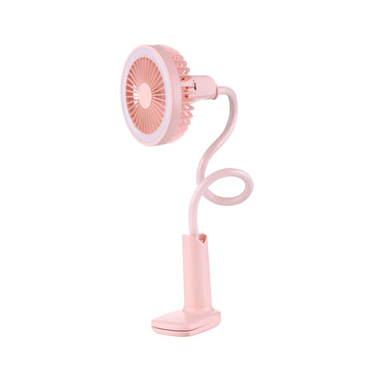 Mini USB Charging Table Lamp Clip Fan