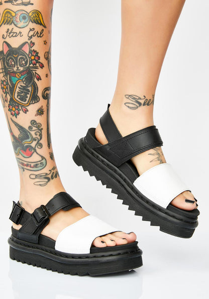 New Product Platform Flat Bottom 40-43 Buckle Color Matching Open Toe Sandals Women