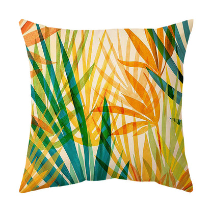 Living Room Sofa Cover Pillowcase Bay Window Cushion Peach Skin