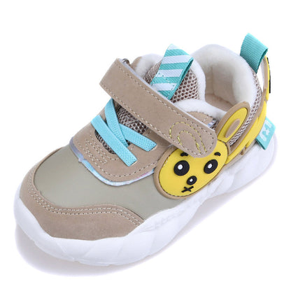Super Light Solid-soled Sneakers With Velvet Thickening To Keep Warm