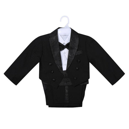 Tuxedo Girdle Dress One-year-old Baby Boy Suit Suit Flower Girl Dress