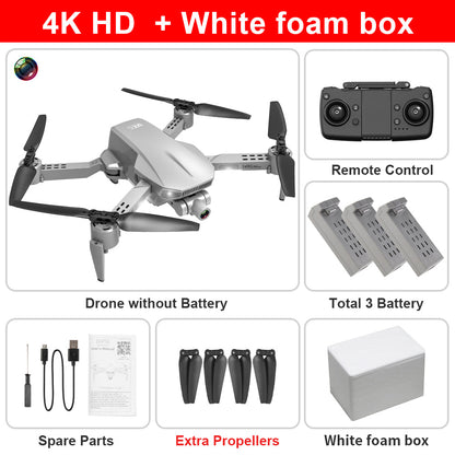 Drone 5G quadricoptère aérien 4K haute définition avec nacelle à cardan anti-choc EIS à deux axes