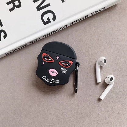 Compatible with Apple, Suitable For Airpods1 2 Generation Silicone Apple Wireless Bluetooth Headset Protective Case