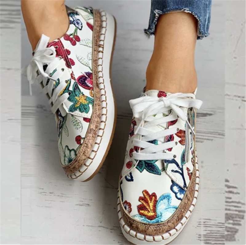 Ethnic Style Printed Flats Decor