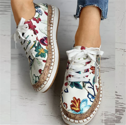 Ethnic Style Printed Flats Decor