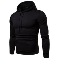 Casual Fashion Plus Size Solid Color Hooded Sweater