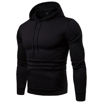 Casual Fashion Plus Size Solid Color Hooded Sweater