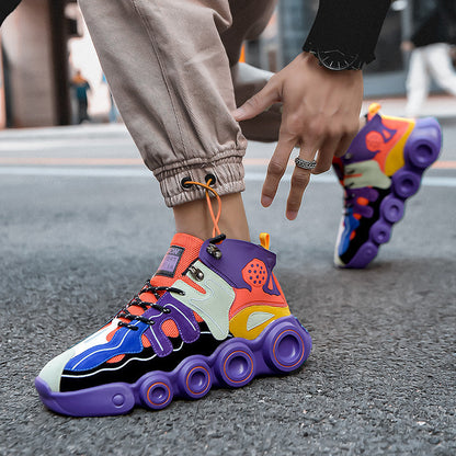 Nouvelles chaussures de basketball montantes Chaussures de sport Chaussures décontractées
