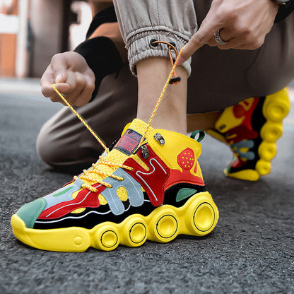 Nouvelles chaussures de basketball montantes Chaussures de sport Chaussures décontractées