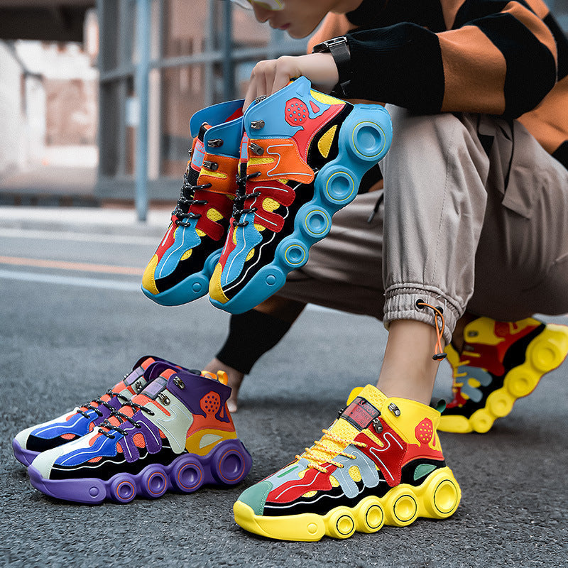 Nouvelles chaussures de basketball montantes Chaussures de sport Chaussures décontractées