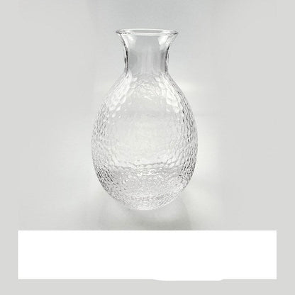 NEW Japanese Sake Pot Golden four Cups Edge Glass Set