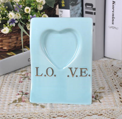 Creative Love Heart Shaped Peach Heart Shaped Mug, Ceramic Mug, Coffee Cup