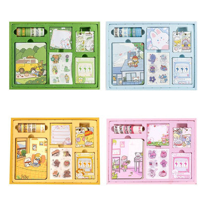 Rainbow Candy Hand Account Gift Box Stationery Set Blind Box