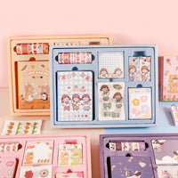 Ensemble de papeterie cadeau partenaire compte manuel boutique fournitures scolaires