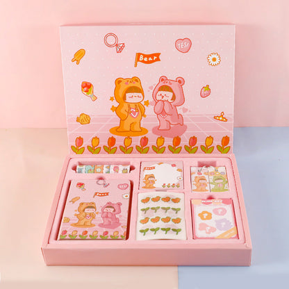 Ensemble de papeterie cadeau partenaire compte manuel boutique fournitures scolaires