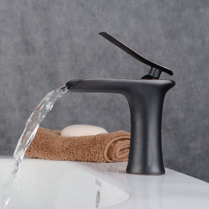 Waterfall Bathroom Sink Faucet