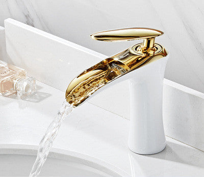 Waterfall Bathroom Sink Faucet