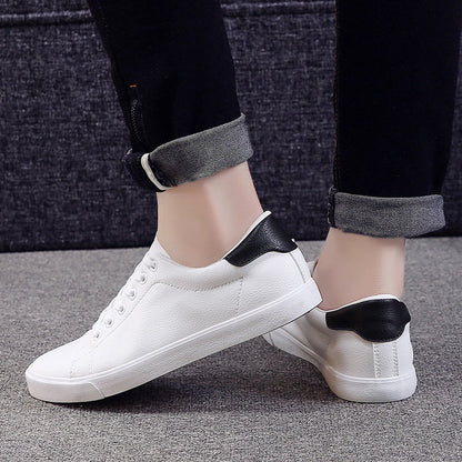 Spring Shoes Men Sneakers Casual Soft Leather Men Shoes Brand Fashion Male White Shoes KA1188
