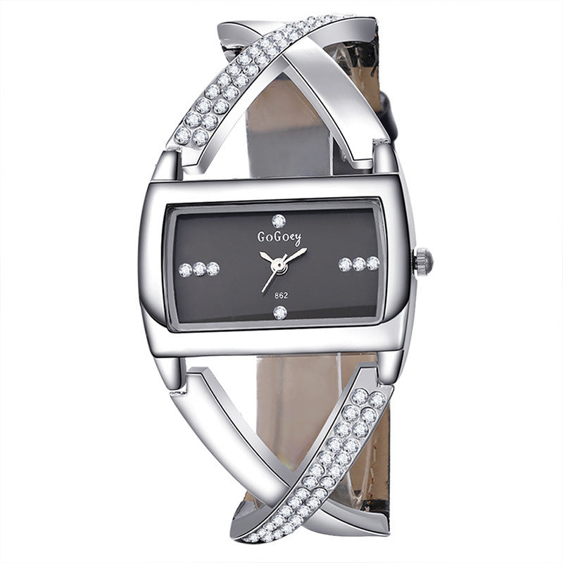 Montre Personnalisée Bracelets en Cuir Montre-Bracelet Homme Chic Style Roman
