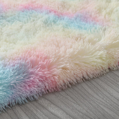 Tapis de salon nordique, canapé Tie-Dye, tapis de table basse, couverture de chevet pour chambre à coucher