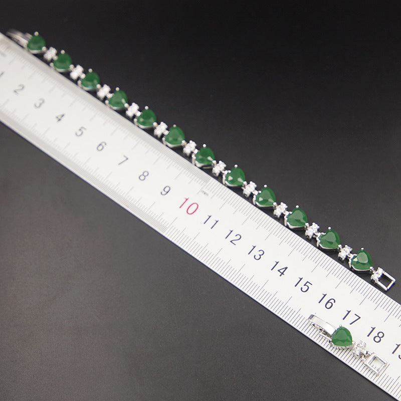 Women's Clover Zircon Jewelry Set