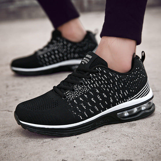 Zapatos casuales de moda de malla para correr para hombre