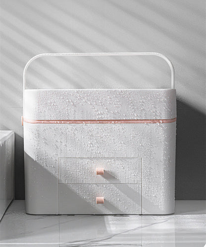 Large Capacity with Mirror Cosmetic Bag New Portable Oversized Storage Box Super Hot Suitcase for Women