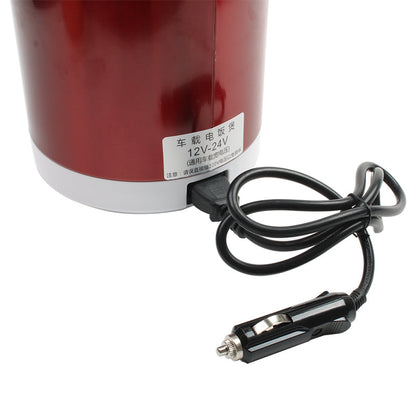 Mini cuiseur à riz 12V 24V 1.6L, cocotte électrique pour voiture et camion, pour soupe et riz