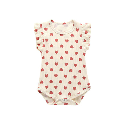 Love Baby Fart Romper Cotton Long Sleeves