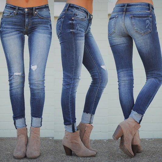 Jean Femme Slim Amincissant Sexy Pantalon Femme