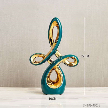 Décoration Créative en Céramique Légère de Luxe, pour Porche, Meuble à Vin, Meuble TV, Salon, Décoration de Maison, Bureau, Décoration de Bureau, Petite