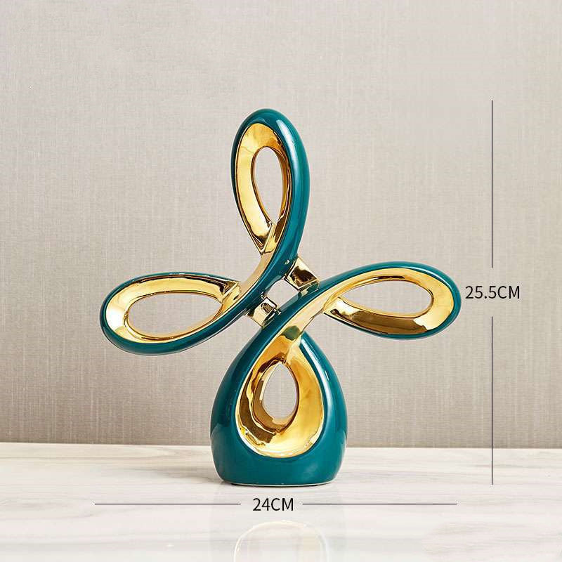 Décoration Créative en Céramique Légère de Luxe, pour Porche, Meuble à Vin, Meuble TV, Salon, Décoration de Maison, Bureau, Décoration de Bureau, Petite