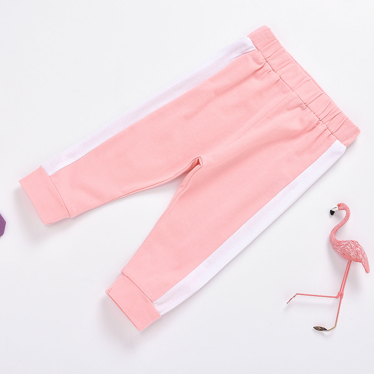Ensemble pantalon couture avec haut à grande encolure pour filles fashion