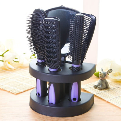 Juego de peines para cortar el pelo de mujer y hombre, espejo de maquillaje con secador de pelo, juego de peines especiales para peinar y dar volumen para mujeres