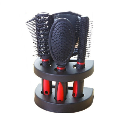 Juego de peines para cortar el pelo de mujer y hombre, espejo de maquillaje con secador de pelo, juego de peines especiales para peinar y dar volumen para mujeres