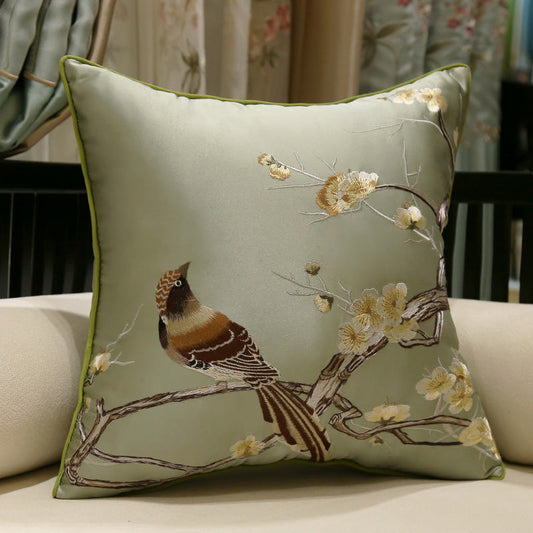 Coussin de canapé en acajou chinois Meuble classique