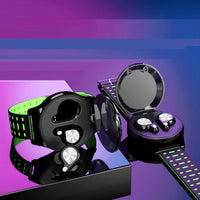 Compatible con Apple, auriculares inalámbricos Bluetooth con correa para la muñeca, audífonos inalámbricos de alta fidelidad, auriculares deportivos Bluetooth 5.0 para iPhone Android IOS