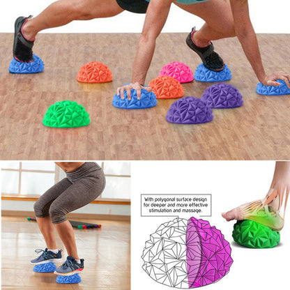 Masseur Balle de Massage Picots en PVC pour Points de Pression Pied Anti-Stress Yoga Masseur