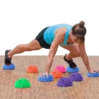 Masseur Balle de Massage Picots en PVC pour Points de Pression Pied Anti-Stress Yoga Masseur