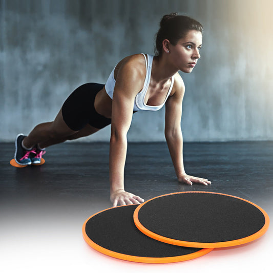 1 paire d'équipement d'exercice pour l'entraînement abdominal, plaques de glisse de fitness, disques coulissants de sport, coussinets de glisse d'entraînement pour exercices corporels