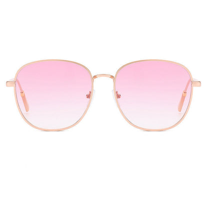 Lunettes de soleil personnalisées Mode Métal Épaisses Gravées