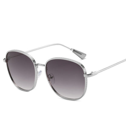 Lunettes de soleil personnalisées Mode Métal Épaisses Gravées