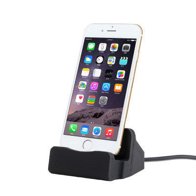 Multifuncional Tipo-C Android V8 Es Adecuado Para Teléfono Móvil Apple Base De Carga De Escritorio Soporte Cable De Datos Dos En Uno