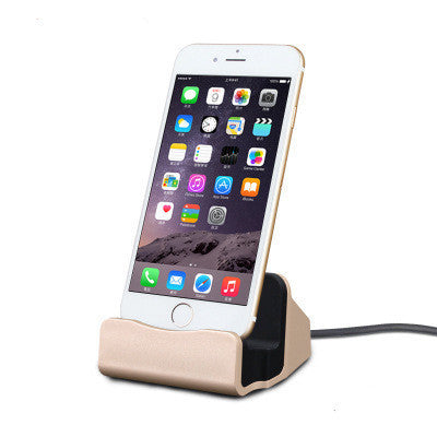 Multifunctional Type-C Android V8 Is Suitable For Apple Mobile Phone Desktop Charging Base Bracket Data Cable Two In One